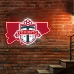 Toronto Fc Neon Sign Toronto State Map 1