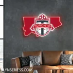 Toronto Fc Neon Sign Toronto State Map 1