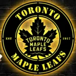 Toronto Maple Leafs Metal Sign Maple Leaf Emblem 1