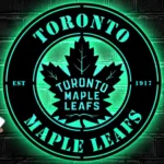 Toronto Maple Leafs Metal Sign Maple Leaf Emblem 1
