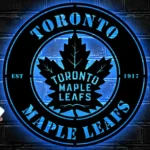 Toronto Maple Leafs Metal Sign Maple Leaf Emblem 1