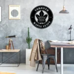 Toronto Maple Leafs Metal Sign Maple Leaf Emblem 1