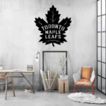 Toronto Maple Leafs Metal Sign Nhl Logo 1