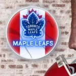Toronto Maple Leafs Neon Sign Canada Flag Acrylic 1
