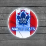 Toronto Maple Leafs Neon Sign Canada Flag Acrylic 1