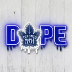 Toronto Maple Leafs Neon Sign Dripping Dope 1