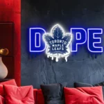 Toronto Maple Leafs Neon Sign Dripping Dope 1