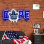 Toronto Maple Leafs Neon Sign Dripping Dope 1