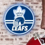 Toronto Maple Leafs Neon Sign Nhl Helmet Acrylic 1
