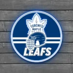 Toronto Maple Leafs Neon Sign Nhl Helmet Acrylic 1
