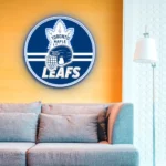 Toronto Maple Leafs Neon Sign Nhl Helmet Acrylic 1