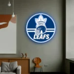 Toronto Maple Leafs Neon Sign Nhl Helmet Acrylic 1