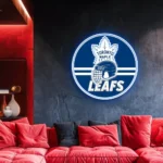 Toronto Maple Leafs Neon Sign Nhl Helmet Acrylic 1