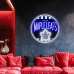 Toronto Maple Leafs Neon Sign Retro Acrylic 1