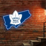 Toronto Maple Leafs Neon Sign Toronto State Map 1