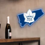 Toronto Maple Leafs Neon Sign Toronto State Map 1