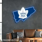 Toronto Maple Leafs Neon Sign Toronto State Map 1