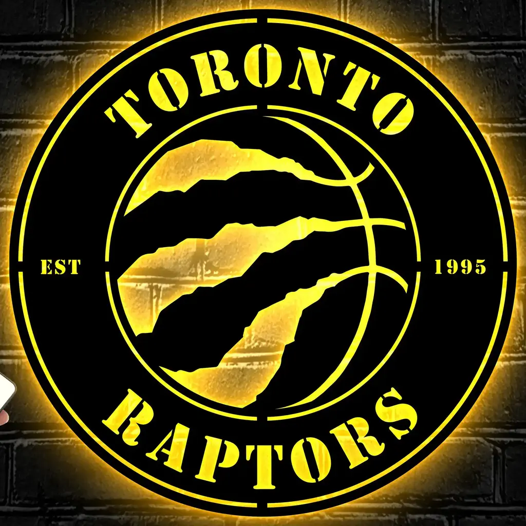 Toronto Raptors Metal Sign Insignia 1