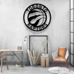 Toronto Raptors Metal Sign Nba 1