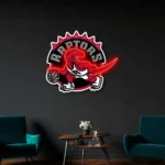 Toronto Raptors Neon Sign Raptor Dino Art 1