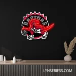 Toronto Raptors Neon Sign Raptor Dino Art 1