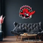 Toronto Raptors Neon Sign Raptor Dino Art 1
