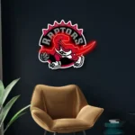 Toronto Raptors Neon Sign Raptor Dino Art 1