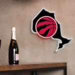 Toronto Raptors Neon Sign Toronto State Map 1