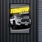 Toyota Neon Sign Tacoma Poster 1