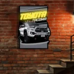 Toyota Neon Sign Tacoma Poster 1