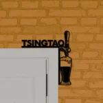 Tsingtao Metal Sign Artistic Tap Handle 1