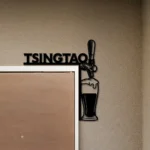 Tsingtao Metal Sign Artistic Tap Handle 1