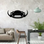 Ultima Metal Sign Logo Car 1