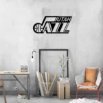 Utah Jazz Metal Sign Emblem 1