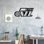 Utah Jazz Metal Sign Emblem 1