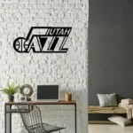Utah Jazz Metal Sign Emblem 1