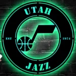 Utah Jazz Metal Sign Insignia 1