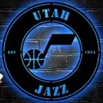 Utah Jazz Metal Sign Insignia 1