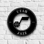 Utah Jazz Metal Sign Insignia 1