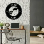 Utah Jazz Metal Sign Insignia 1