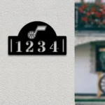 Utah Jazz Metal Sign Nba Metal House Number Sign 1