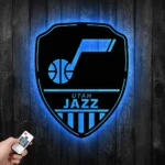 Utah Jazz Metal Sign Shield Shape 1