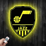 Utah Jazz Metal Sign Shield Shape 1