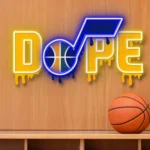Utah Jazz Neon Sign Dripping Dope 1
