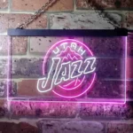 Utah Jazz Neon Sign Logo 1