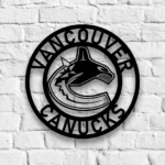 Vancouver Canucks Metal Sign Nhl 1