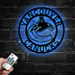 Vancouver Canucks Metal Sign Nhl 1
