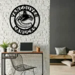 Vancouver Canucks Metal Sign Nhl 1