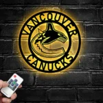Vancouver Canucks Metal Sign Nhl 1
