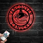 Vancouver Canucks Metal Sign Nhl 1